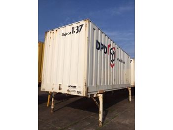 Remorcă transport containere/ Swap body Zandt BDF-System 7.450 mm lang mit Alu-Rolltor: Foto 1