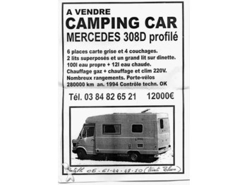 Mercedes 308D - Camper van