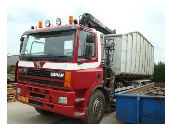 DAF GINAF M 3233 S   6X4 +  KRAAN - Camion transport containere/ Swap body