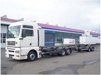 MAN LKW BDF JUMBO 26.413 FLLS 7,82 kompl zug - Camion transport containere/ Swap body