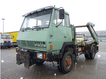 Steyr 1291 310 4x4 Absetzkipper Gigant2 blattgefedert - Camion transport containere/ Swap body
