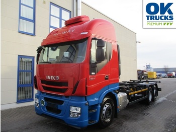 Camion transport containere/ Swap body IVECO Stralis AS260S46Y/FPCM Euro6 Intarder Klima AHK ZV: Foto 1