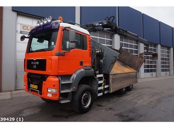Camion basculantă MAN TGA 26.440 6x6 BB Hiab 14 ton/meter laadkraan: Foto 1