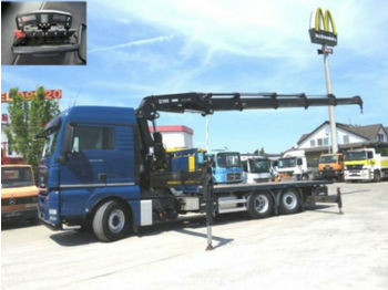 Camion platformă MAN TG-X 26.480 6x2-2 LL Pritsche Kran Hiab 477 EP-4: Foto 1