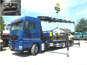 Camion platformă MAN TG-X 26.480 6x2-2 LL Pritsche Kran Hiab 477 EP-4: Foto 1