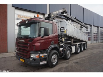 Camion Scania P 420 10x4 Hiab 22 ton/meter laadkraan: Foto 1