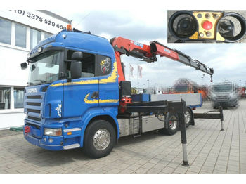 Camion platformă Scania R 500 L 6x2 Pritsche Kran Schalter,V8 Motor ,Eff: Foto 1