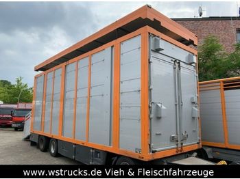 Remorcă transport animale Menke 2 Stock Ausahrbares Dach Vollalu: Foto 1