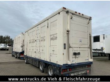 Remorcă transport animale Menke 3 Stock Ausahrbares Dach Vollalu  7,35m: Foto 1