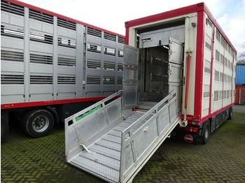 Remorcă transport animale Menke 4 Stock Ausahrbares Dach  Vollalu Typ 2: Foto 1
