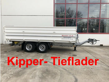Remorcă basculantă nou Möslein TDS 11 Schwebheim Tandem Kipper Tieflader mit Bo: Foto 1