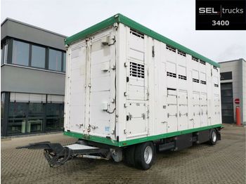 Remorcă transport animale Pezzaioli Menke-Janzen / 3 Stock / Hubdach: Foto 1