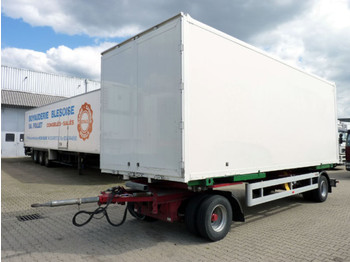 Fliegl ZWP180 Wechself mit Koffer BPW-Eco Durchladeeinr - Remorcă furgon