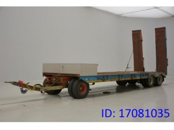GHEYSEN&VERPOORT LOWBED Drawbar trailer - Remorcă transport agabaritic