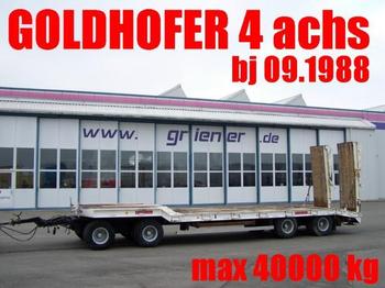 Goldhofer TU4 2 x 2 31/80 BLATT / HYDR. RAMPEN 40 TO. max - Remorcă transport agabaritic
