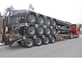 OZGUL LW4 80 Ton, 3 m, steel susp., hydr. ramps - Remorcă transport agabaritic