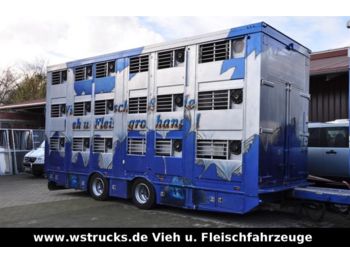 Finkl 3 Stock  "Tandem"  Hubdach  - Remorcă transport animale
