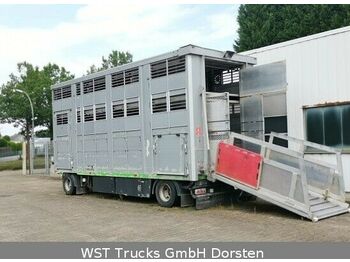KABA 3 Stock  Vollalu 7,30m Hubdach  - Remorcă transport animale