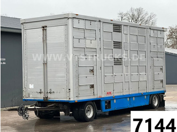 Ka-Ba 4.Stock Anhänger Aggregat, Tränke, Hubdach  - Remorcă transport animale