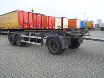 De Kraker BUR10 18W air suspension, BPW, lift axle - Remorcă transport containere/ Swap body