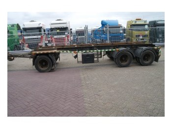 GS Meppel 3 AXLE ** CONTAINER TRAILER - Remorcă transport containere/ Swap body