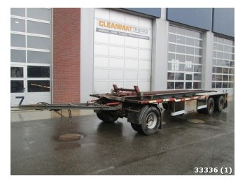 GS Meppel AC-2800R 3-assige containeraanhanger - Remorcă transport containere/ Swap body