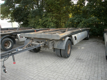 JUNG Fahrzeugbau 2-achs Kombianhänger / TKA 18 HV - Remorcă transport containere/ Swap body