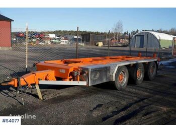 MAUR BILPÅBYGG TRIPPELKJERRE - tipper trailer - Remorcă transport containere/ Swap body