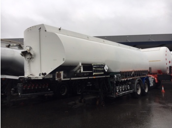 Semiremorcă cisternă pentru transport de combustibili Gloster Saro Fuel tank alu 28 m3 / 5 comp + pump: Foto 1