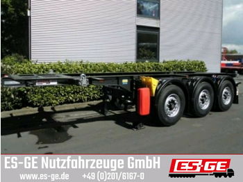 Semiremorcă transport containere/ Swap body Krone 3-Achs-Containerchassis 20 ft: Foto 1
