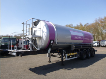 Semiremorcă cisternă pentru transport de produselor alimentare OKM / Feldbinder Powder / food tank alu 37 m3 (tipping): Foto 1