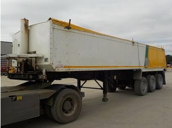  Wilcox Tri Axle Insulated Tipping Trailer, Easy Sheet - Semiremorcă basculantă