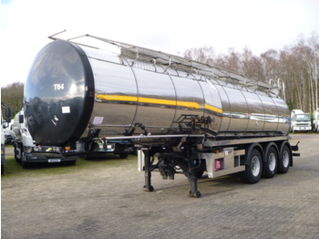 Clayton Heavy oil / bitumen tank inox 30 m3 / 1 comp + pump - Semiremorcă cisternă