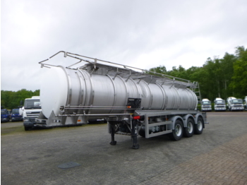 Crossland Chemical tank inox 22.5 m3 / 1 comp / ADR 08/2019 - Semiremorcă cisternă