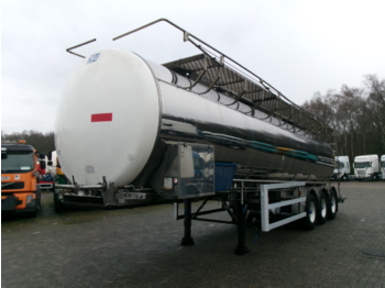 Crossland Food tank inox 35 m3 / 1 comp + pump - Semiremorcă cisternă