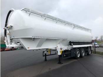 HEITLING 51 m3, 7 compartments animal food silo trailer - Semiremorcă cisternă