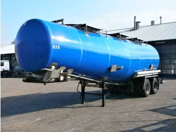 Maisonneuve Chemical tank Inox 31m3 / 3 comp. - Semiremorcă cisternă