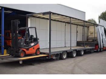 ESVE Forklift transport, 9000 kg lift, 2x Steering axel - Semiremorcă transport agabaritic