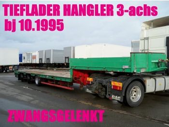HANGLER TIEFLADER ZWANGSGELENKT 3-achs / BDF  - Semiremorcă transport agabaritic