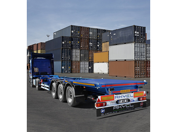 AKYEL TRAILER HIGH CUBE CONTAINER CARRIER SEMI TRAILER - Semiremorcă transport containere/ Swap body