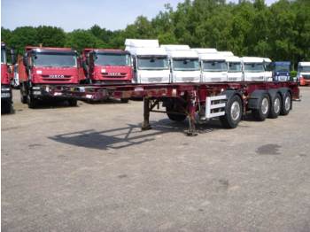 Dennison 3+1 axle 2 x 20 ft combi trailer - Semiremorcă transport containere/ Swap body