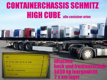 Schmitz SCF 24 G / HIGH CUBE 20/30/40/45 2x vorhanden - Semiremorcă transport containere/ Swap body