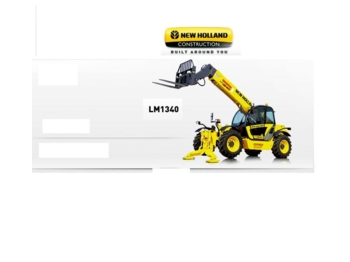 New Holland LM1340 4t 13m 4x4x4 - Stivuitor telescopic