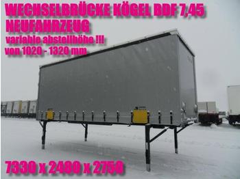Kögel BDF 7,45 / 2,75 höhe LASI 12642 XL / NEU - Suprastructură interschimbabilă/ Container