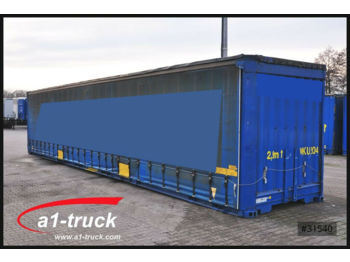 Caroserie cu prelata Krone 7 x WP 13,6 LS4-CS, 45 Fuss, Container, Multiloc: Foto 1