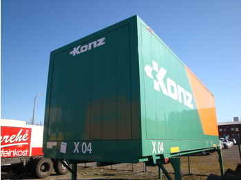 Krone Koffer Glattwand 7,80 m - Suprastructură interschimbabilă/ Container