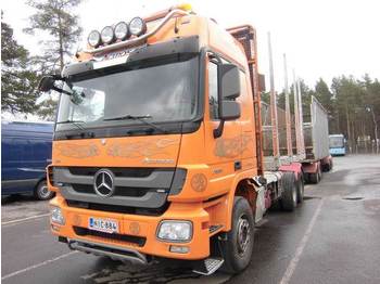 Mercedes-Benz ACTROS 2655-6x4/ 45 EC - Remorcă forestieră
