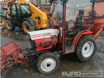  Gutbrod 4WD Compact Tractor, Snow Blade, Spreader, Brush, Lawn Mower, Full Cab - Tractor mic
