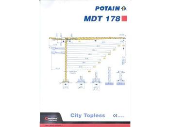 Potain MDT 178 - Macara turn
