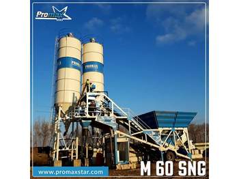 PROMAXSTAR Mobile Concrete Batching Plant PROMAX M60-SNG(60m³/h) - Staţie de betoane